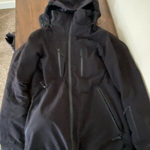 The North Face Men's Down waterproof jacket Black Goretex (for ski)